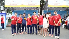 Tuyển cầu mây Việt Nam giao lưu người hâm mộ sau kỳ tích ASIAD 20